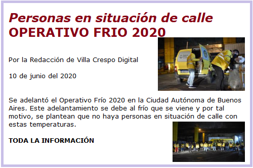 OPERATIVO FRIO 2020